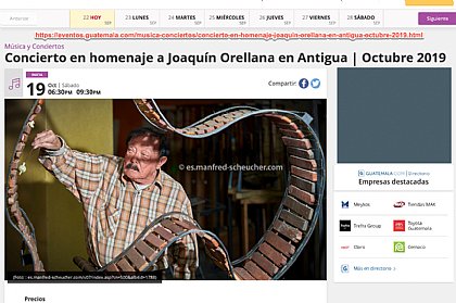 Guatemala.com publiziert Joaquín Orellana-Foto by Manfred Scheucher