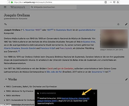 Maestro Joaquín Orellana auf Wikipedia