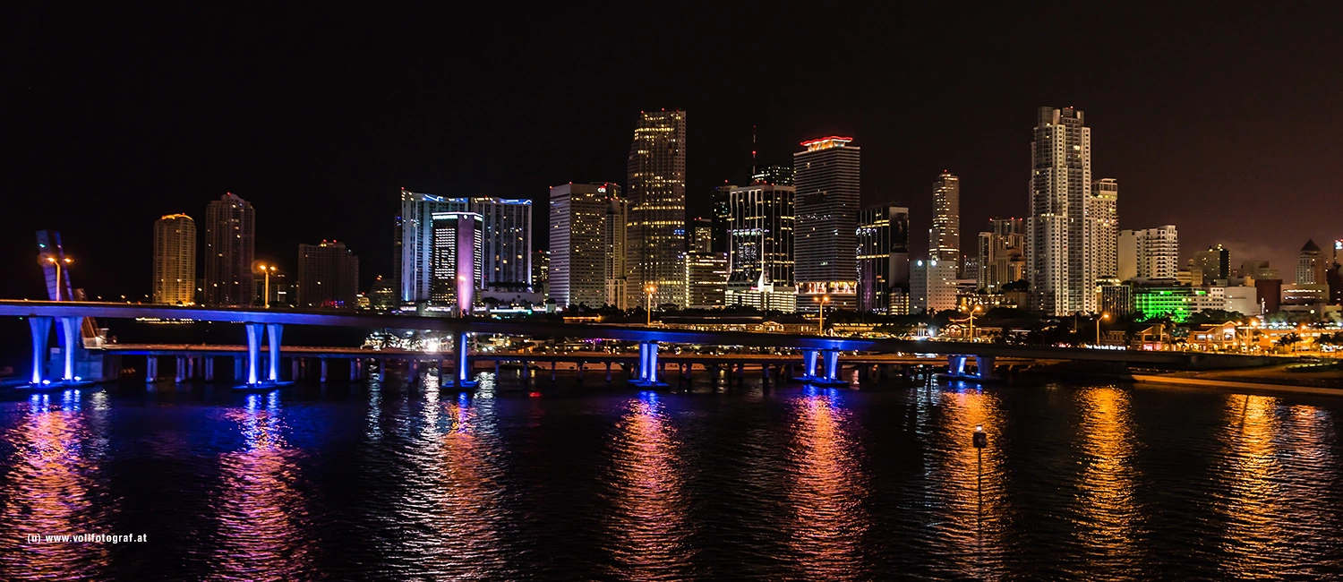 Miami bei Nacht - Berufsfotograf Manfred Scheucher